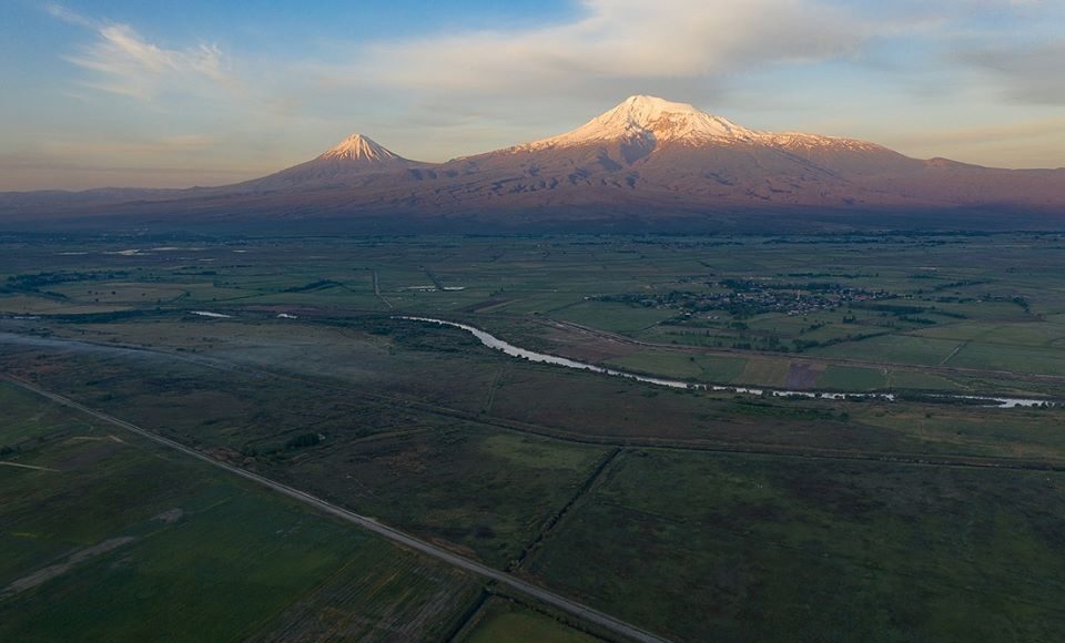 Арарат фото с самолета